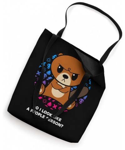 Do I Look Like A People Person Grumpy Nerd Otter Tote Bag $12.97 Totes