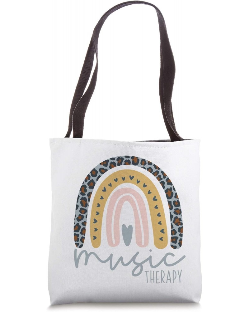 Music Therapy Rainbow MT Therapist Tote Bag $10.80 Totes