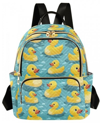 Cute Yellow Duck Backpack Purse for Women Small Travel Bag Fashion Daypack M 202a5111 M(11.4"x6.1"x14.17") 202a5111 $23.77 Ba...