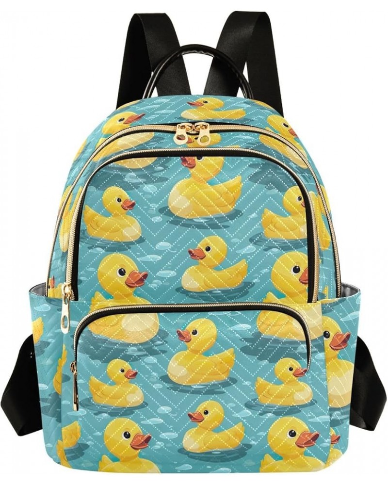 Cute Yellow Duck Backpack Purse for Women Small Travel Bag Fashion Daypack M 202a5111 M(11.4"x6.1"x14.17") 202a5111 $23.77 Ba...