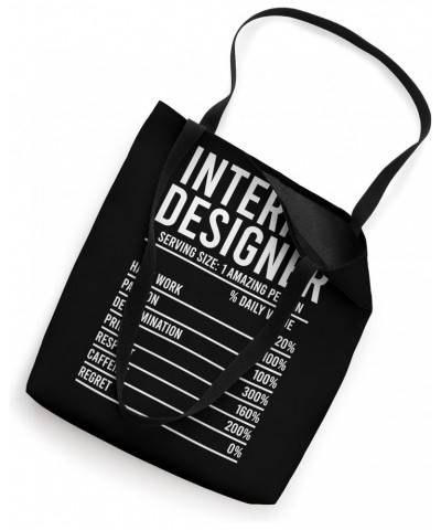 Interior Designer Nutrition Facts Interior Design Tote Bag $11.07 Totes