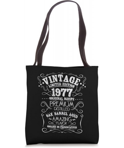 Vintage 1977 45th Grunge Distressed Mens Women Birthday Gift Tote Bag $14.49 Totes