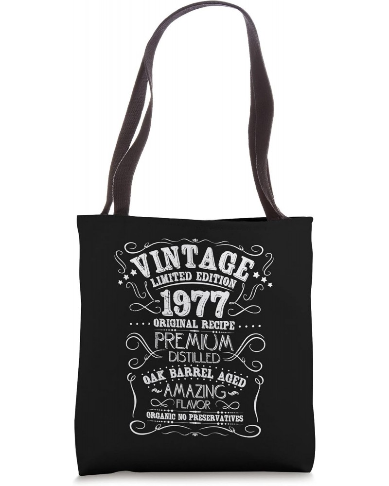 Vintage 1977 45th Grunge Distressed Mens Women Birthday Gift Tote Bag $14.49 Totes