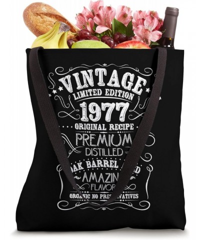 Vintage 1977 45th Grunge Distressed Mens Women Birthday Gift Tote Bag $14.49 Totes