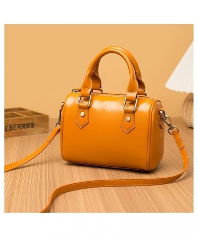 Handbags Luxury Shoulder Bag for Women Genuine Leather Crossbody Bags Large Capacity Fashion Womens Shoulder Bag (Color : Bla...