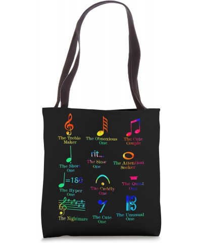 Musical Notes Symbol Definition Humor Funny Christian Music Tote Bag $10.70 Totes