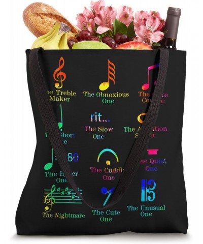 Musical Notes Symbol Definition Humor Funny Christian Music Tote Bag $10.70 Totes