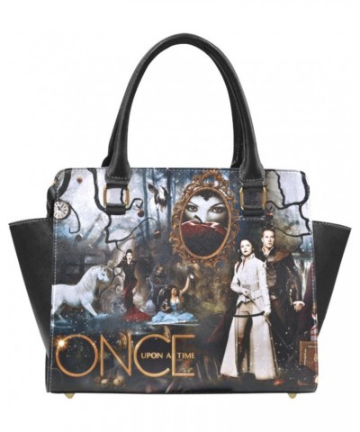 Once Upon A Time Characters Image High-grade PU Leather Female Women Shoulder Handbgas Top-Handle Bags $22.07 Handbags