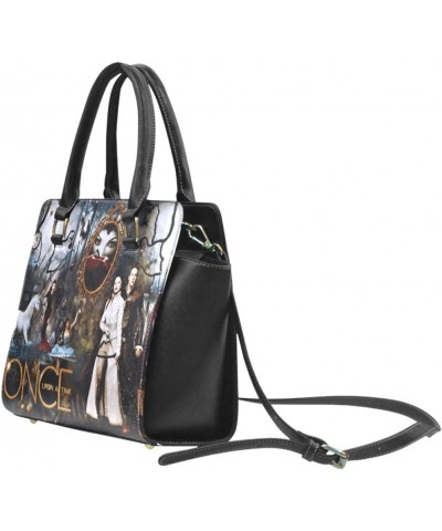 Once Upon A Time Characters Image High-grade PU Leather Female Women Shoulder Handbgas Top-Handle Bags $22.07 Handbags