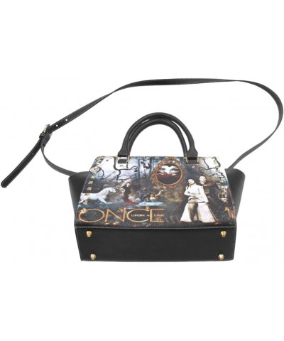 Once Upon A Time Characters Image High-grade PU Leather Female Women Shoulder Handbgas Top-Handle Bags $22.07 Handbags