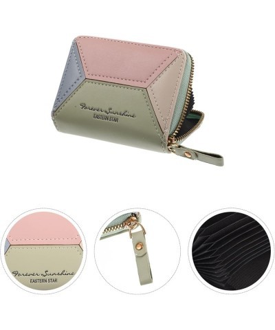 3pcs Credit Card Bag Leather Pocket Organizer Zip Around Wallets for Women Womens Wristlet Storage Bag Organizer Leather Wome...