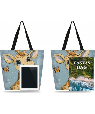 Stylish Animal Prints Canvas Tote - A Great Accessory for Travel $13.79 Totes