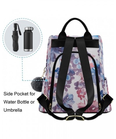 Grapes Fashion Backpack Purse for Women Anti Theft Back Pack Shoulder Bag $23.99 Backpacks