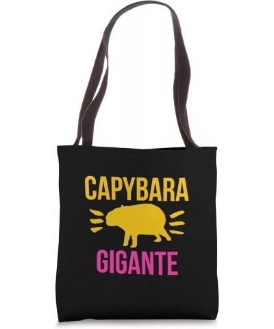 Capybara Gigante Funny Giant Capibara Majestic Rodent Humor Tote Bag $9.61 Totes