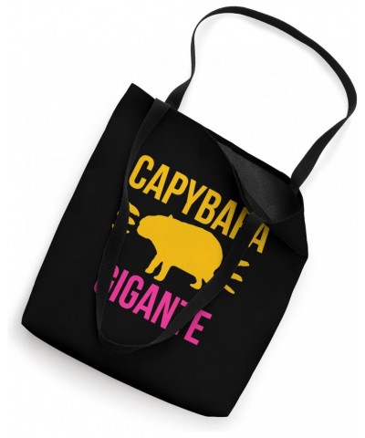 Capybara Gigante Funny Giant Capibara Majestic Rodent Humor Tote Bag $9.61 Totes