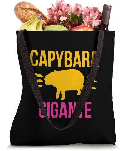 Capybara Gigante Funny Giant Capibara Majestic Rodent Humor Tote Bag $9.61 Totes