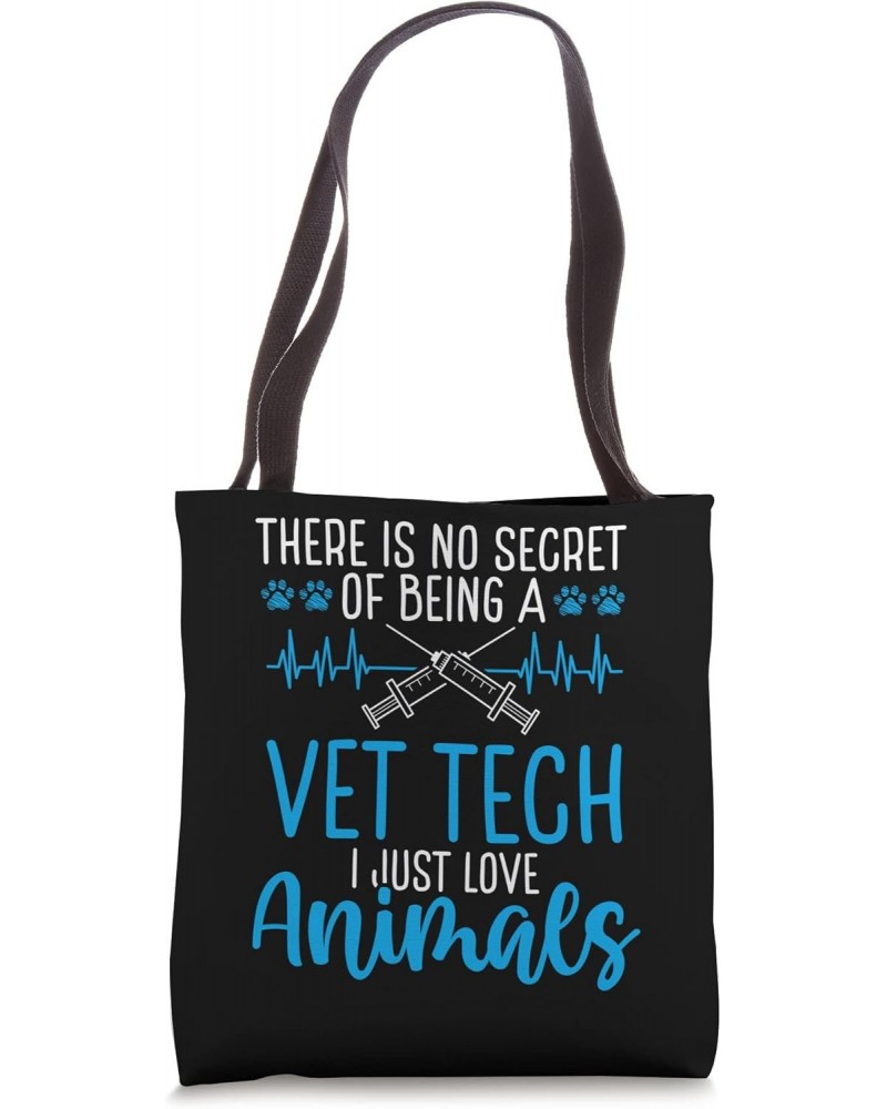 Vet Tech Appreciation Funny Veterinary Tech Graduate Tote Bag $13.80 Totes