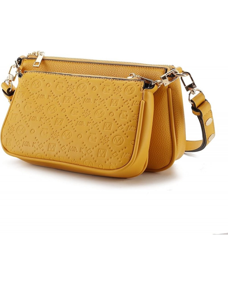 Shoulder Bag for Women, Crossover Handbag Purse Top-Handle Crossbody Bag Dayla Yellow $20.68 Shoulder Bags