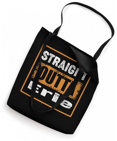 Straight Outta Erie Pennsylvania USA Retro Distressed Humor Tote Bag $11.09 Totes