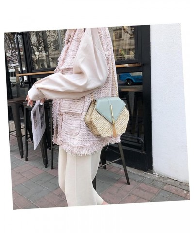 1pc Straw Woven Bag Shoulder Bag Over The Shoulder Purses for Women Womens Straw Handbag Sling Bag for Green $9.77 Crossbody ...