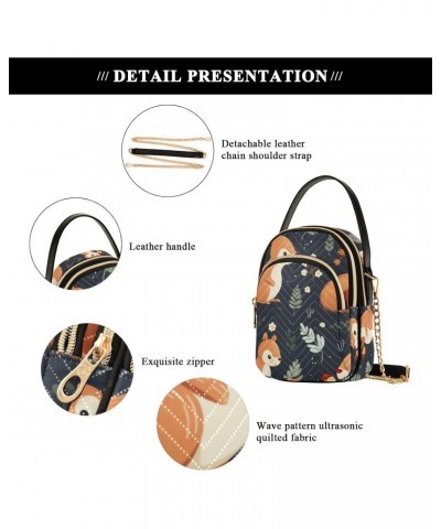 Crossbody Bag for Women, Cute Squirrel Phone Purse Detachable Chain Bag Shoulder Handbag Wallet $12.47 Crossbody Bags