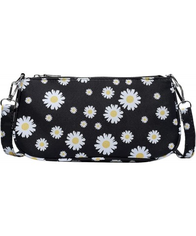 Daisy Crossbody Bag Floral Shoulder Bag fro Women Girls Green $11.59 Shoulder Bags