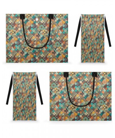 Arabic Boho Pattern Large Tote Bag Shoulder Bag For Women Teachers Nurses Work Shopping Travel Handbag Purse $10.66 Totes