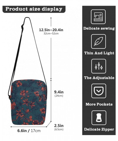 Crossbody Phone Bag Flowers(c3) Small Messenger Shoulder Bag Cash Handbag Wallet Purse(236rh8a) $8.80 Crossbody Bags