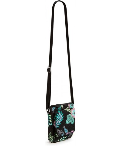 Women's Cotton Mini Hipster Crossbody Purse with RFID Protection Island Garden - Recycled Cotton $28.20 Crossbody Bags