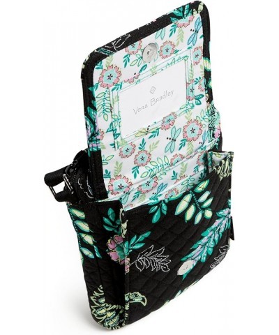 Women's Cotton Mini Hipster Crossbody Purse with RFID Protection Island Garden - Recycled Cotton $28.20 Crossbody Bags