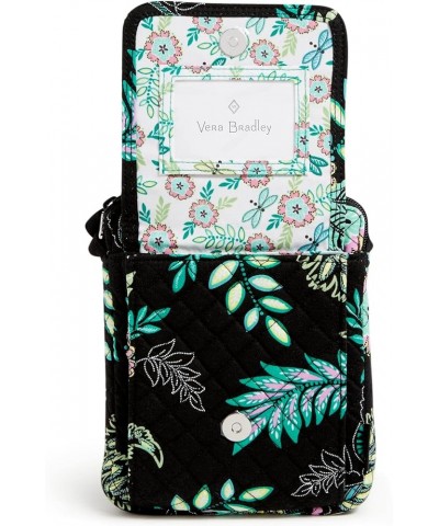 Women's Cotton Mini Hipster Crossbody Purse with RFID Protection Island Garden - Recycled Cotton $28.20 Crossbody Bags