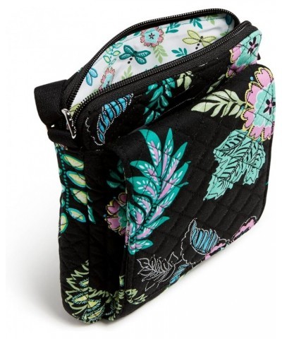 Women's Cotton Mini Hipster Crossbody Purse with RFID Protection Island Garden - Recycled Cotton $28.20 Crossbody Bags