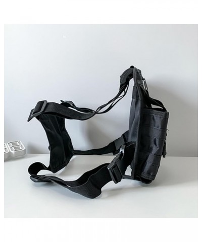 Mobile Phone Chest Bag Water-repellent Crossbody Unisex Pack Black1 Black $10.49 Crossbody Bags