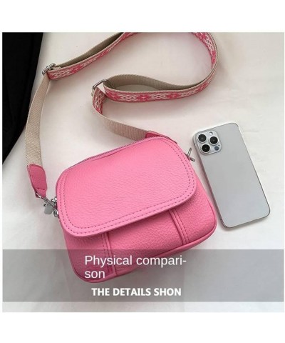 Women's Autumn And Winter Korean Style Casual Crossbody Bag Pu Leather Small Square Bag Single Shoulder Armpit Bag Black $34....