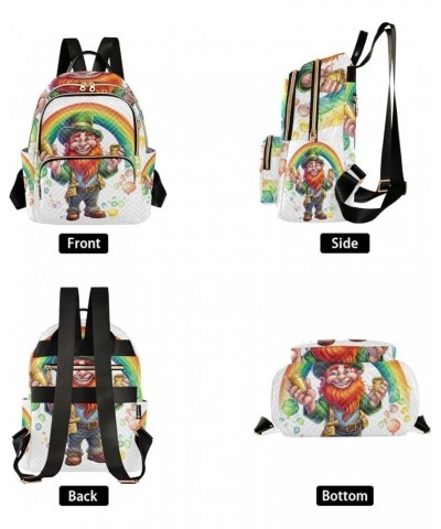 Small Backpack Purse for Women, St. Patrick's Day Man Travel Bag Casual Daypack Shoulder Bag Medium $20.15 Backpacks