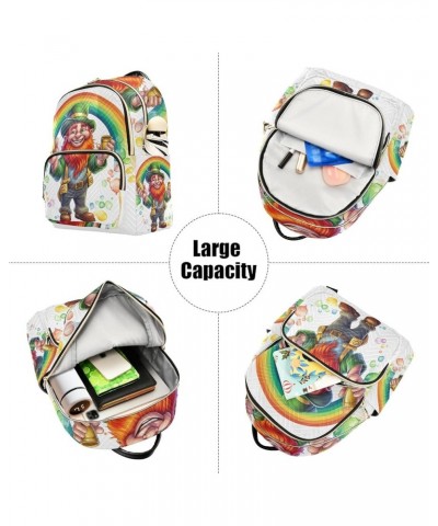 Small Backpack Purse for Women, St. Patrick's Day Man Travel Bag Casual Daypack Shoulder Bag Medium $20.15 Backpacks