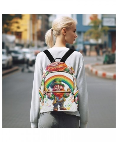 Small Backpack Purse for Women, St. Patrick's Day Man Travel Bag Casual Daypack Shoulder Bag Medium $20.15 Backpacks