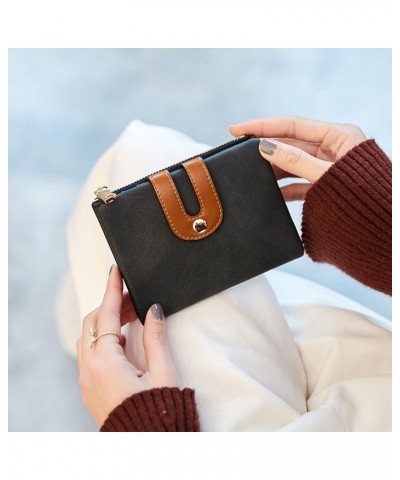 Womens Wallets Small Rfid Ladies Bifold Wallet With Zipper Coin Pocket,Mini Purse Soft Compact Thin (green) black $12.23 Wallets