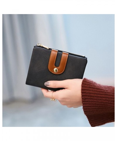 Womens Wallets Small Rfid Ladies Bifold Wallet With Zipper Coin Pocket,Mini Purse Soft Compact Thin (green) black $12.23 Wallets