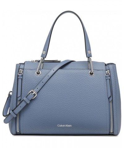 Reyna Novelty Satchel, Caramel Combo, One Size Flint Stone Blue $34.66 Satchels