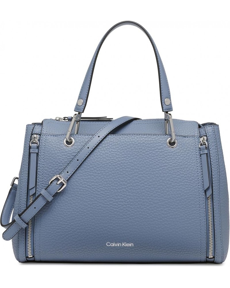 Reyna Novelty Satchel, Caramel Combo, One Size Flint Stone Blue $34.66 Satchels